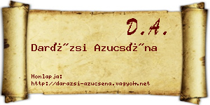 Darázsi Azucséna névjegykártya